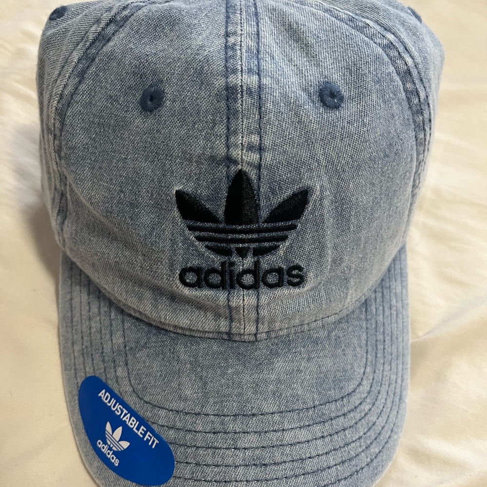 Adidas denim hat one size fits all